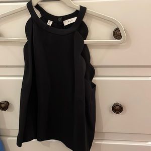 A.L.C crop top scalloped tank